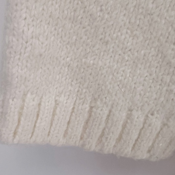 J. Jill Striped Longline Open Sweater Cardigan Knit Coastal Grandma Cream/Navy - Picture 6 of 15